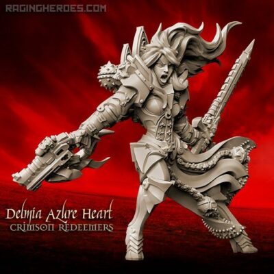 Raging Heroes: Crimson Redeemers Delmia Azure Heart