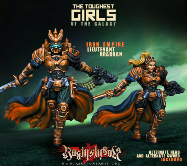 Raging Heroes: Lieutenant Drakkan, Iron Storm Officer (IE)