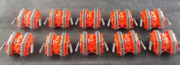 Epic: Space Marine Land Raiders x10 (Painted)