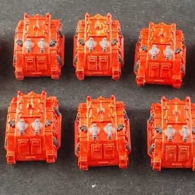 Epic: Space Marine Rhinos x10 (Painted)