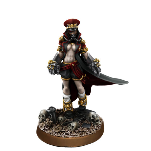 WE: Imperial Soldiers Female Commissar with Fists of Power Pin-