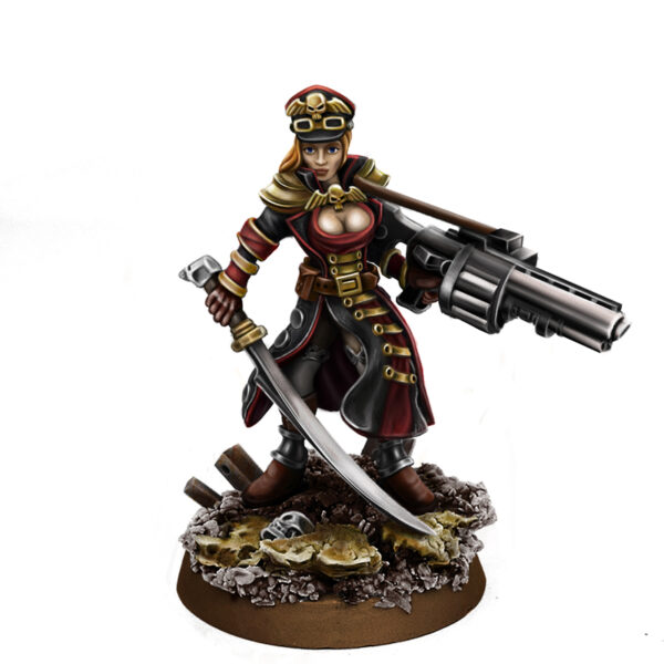 WE: Imperial Soldiers Female Commissar with Grenade Launcher