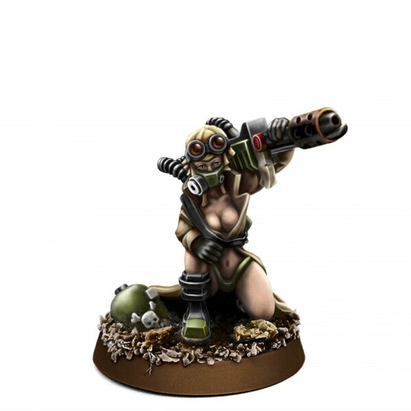 WE: Imperial Soldiers Female Soldier with Flamer