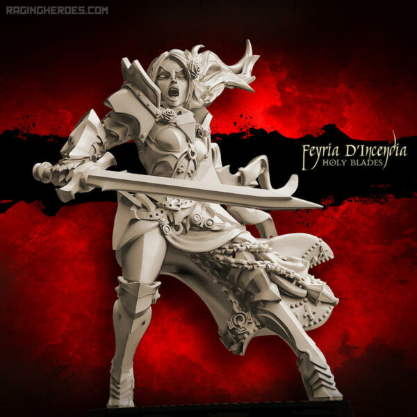 Raging Heroes: Holy Blades Feyria D’Incendia