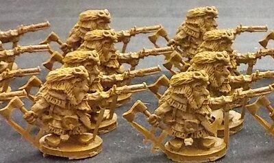 Fortress Figures: Dwarves with Axe and Gun x16 (Loose)