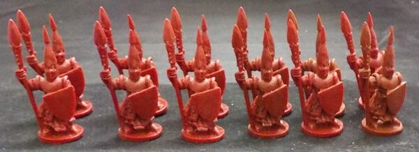 Fortress Figures: Elves with Spears x12 (Loose)