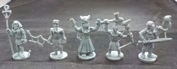 Fortress Figures: Mummies Command x5 (Loose)