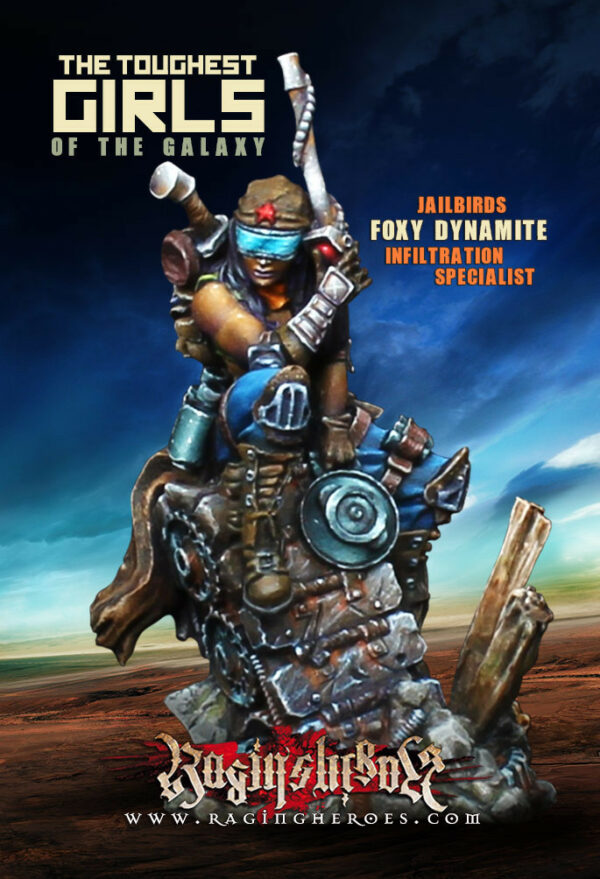 Raging Heroes: Foxy Dynamite, Infiltration Specialist (JB)