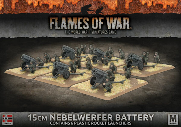 German: 15cm Nebelwerfer Battery (x6 Plastic)