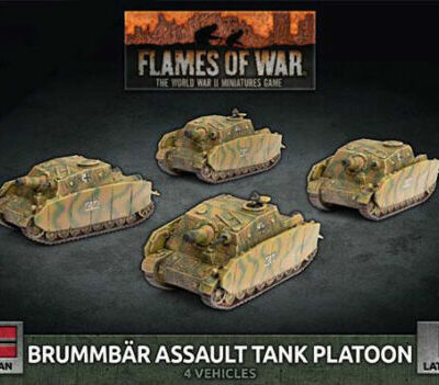 German: Brummbar Assault Tank Platoon (x4)