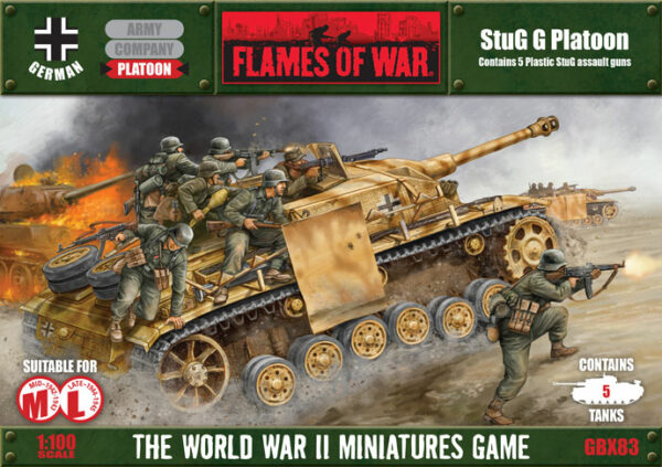 German: StuG Platoon (plastic)