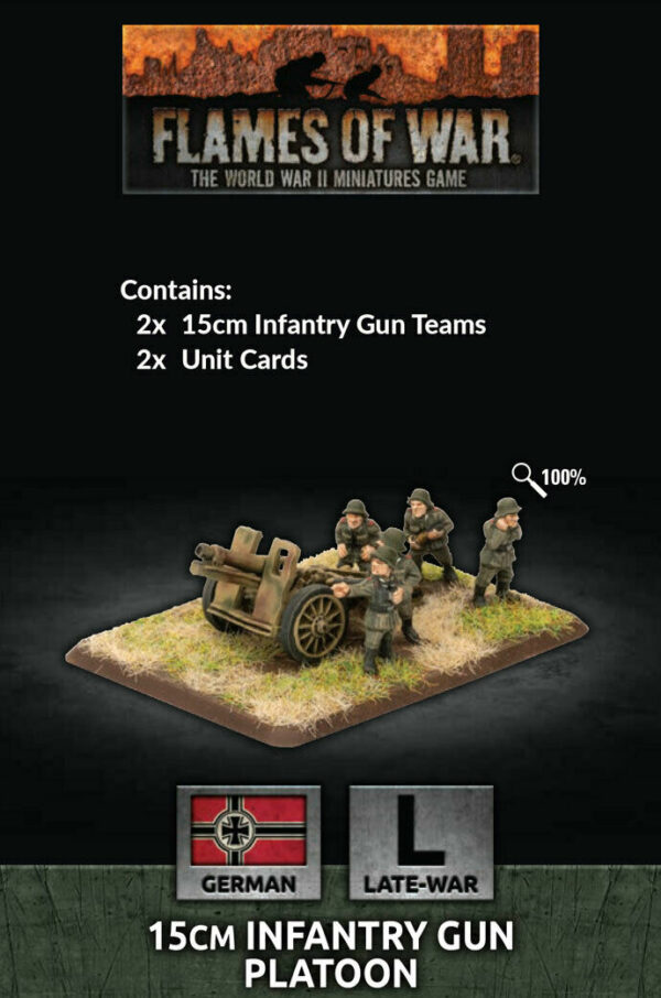 German: 15cm Infantry Gun Platoon (x2)