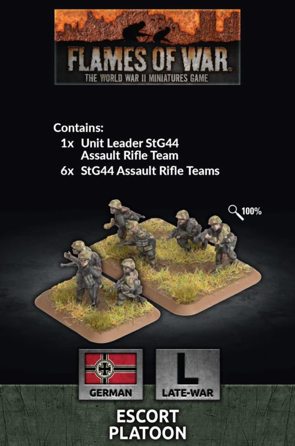 German: Escort Platoon (x30 figs Plastic)