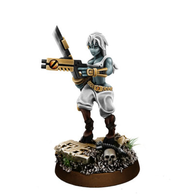 WE: Greater Good Widow of Vengeance with Sword & Gun