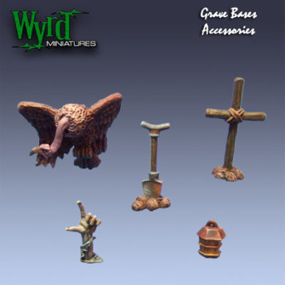 Wyrd Miniatures: Base Inserts - Graveyard Base Accesories