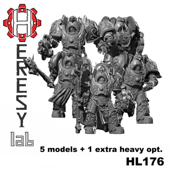Heresy Lab: Hermes Terminator Armor Paladin Squad