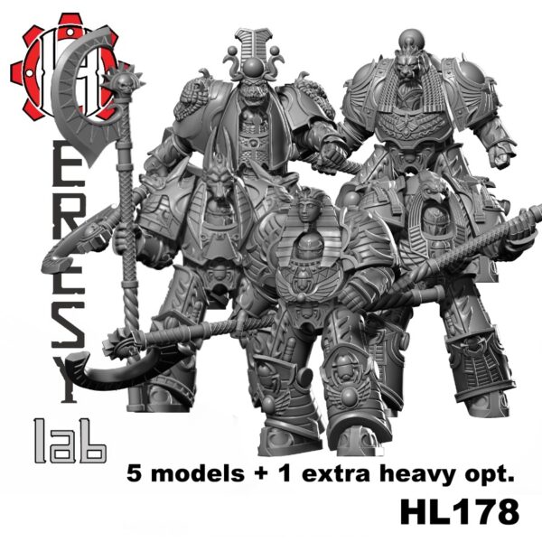 Heresy Lab: Helios Guards Terminator Armor Squad