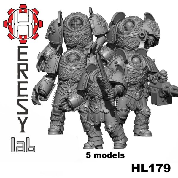 Heresy Lab: Ares Fallen Terminator Armor Squad