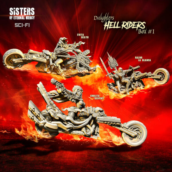 Raging Heroes: Hell Riders Daughters Box ERW #1