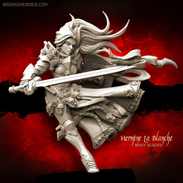 Raging Heroes: Holy Blades Hermine La Blanche
