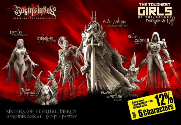 Raging Heroes: Heroines Box Sisters 1 (F-SF) (6 Models)