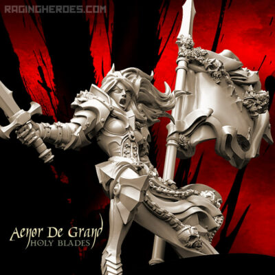 Raging Heroes: Holy Blades Aenor De Grand Standard Bearer