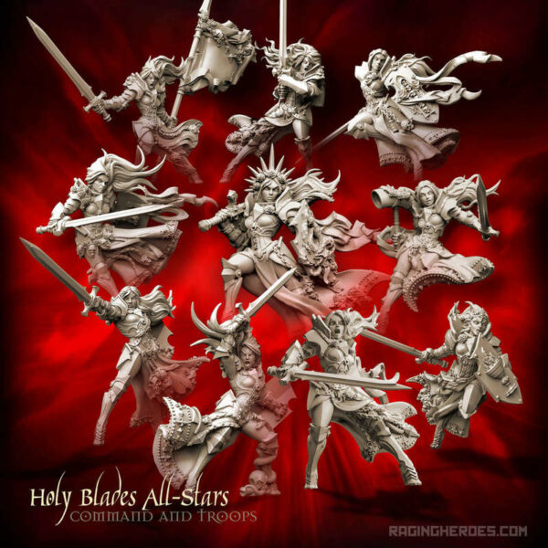 Raging Heroes: Holy Blades All-Stars - ALL 10 (SotO - F)