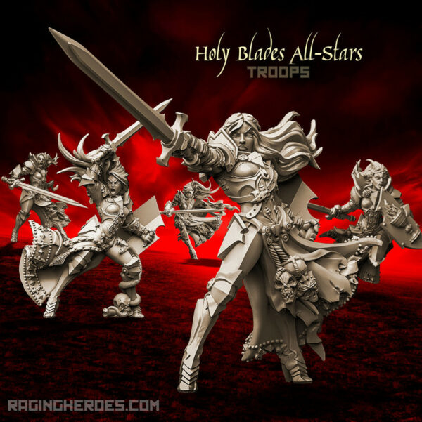 Raging Heroes: Holy Blades All-Stars - Troops (SotO - F)