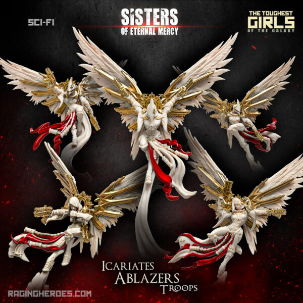 Raging Heroes: Icariates Ablazers Troops (SF)