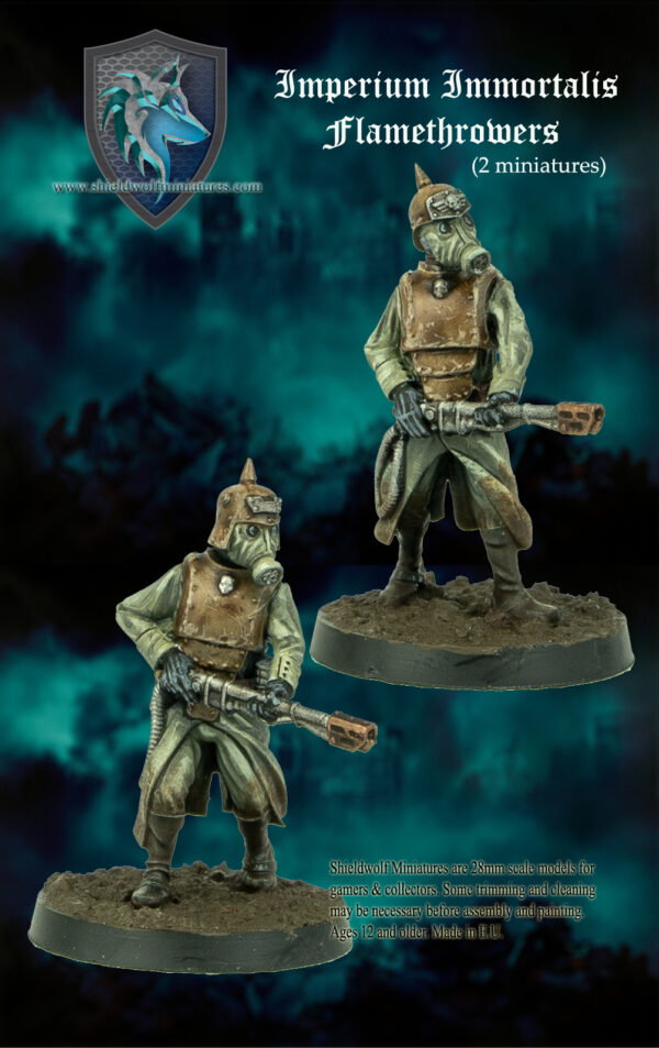 Shieldwolf Miniatures - Immortalis Flamethrowers
