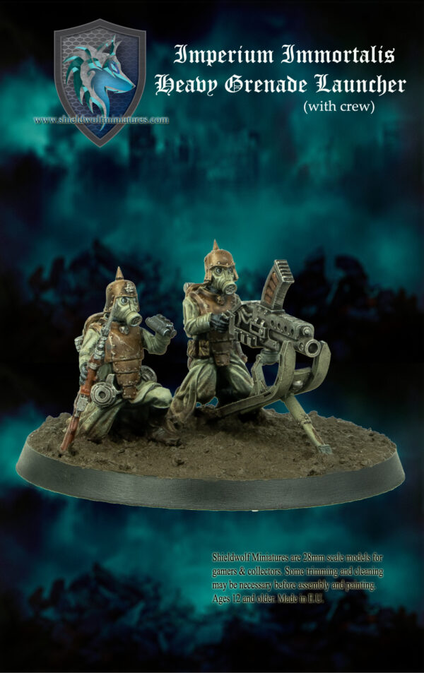 Shieldwolf Miniatures - Immortalis Cannon Grenade Launcher