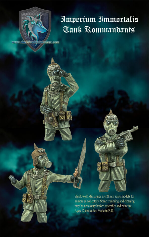 Shieldwolf Miniatures - Immortalis Tank Kommandants