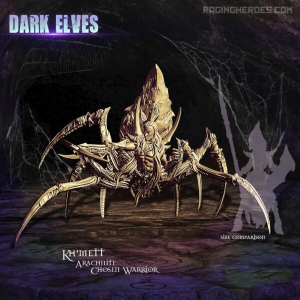 Raging Heroes: Kh'mett, Arachnite Chosen Warrior