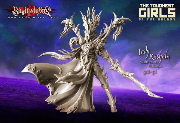 Manticore with Lady Kashala - Raging Heroes