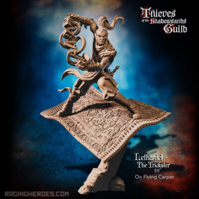 Raging Heroes:  Lethaniel, the Trickster On Flying Carpet
