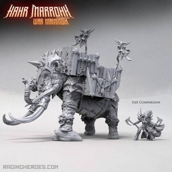 Raging Heroes: Kahr Marrohk, War Mammoth