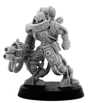 WE: Mechanic Adept Battle Servitor with Heavy Melting Gun (LM)