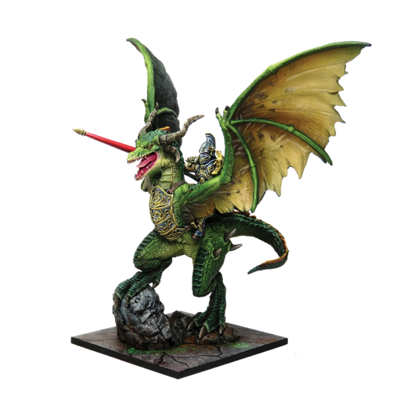 Kings of War: Elf Lord on Drakon
