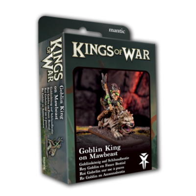 Kings of War: Goblin King on Mawbeast