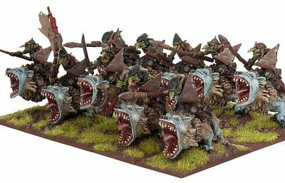 Kings of War: Goblin Fleabag Riders Regiment (10)