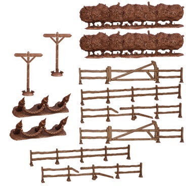 Terrain Crate - Battlefield Fences & Hedges