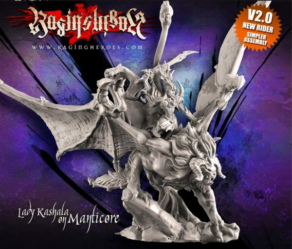 Raging Heroes: Manticore with Lady Kashala (FANTASY)