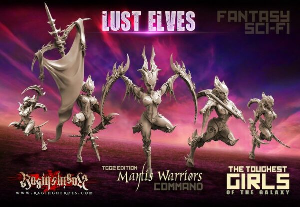 Raging Heroes: Mantis Warriors - Command Group (F-SF)