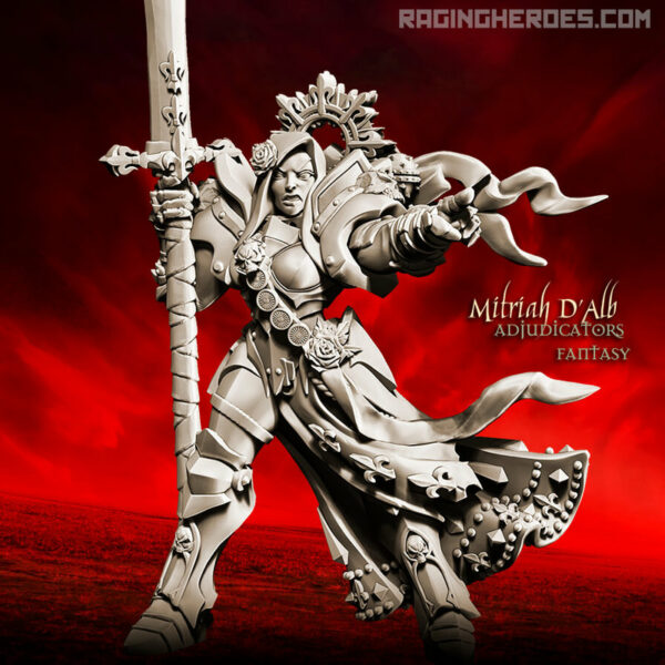 Raging Heroes: Adjudicators Mitriah D'Alb
