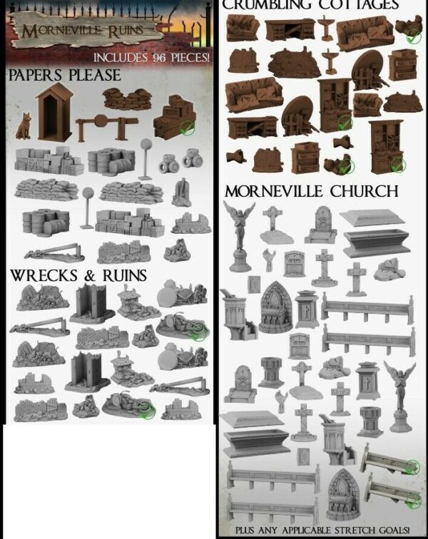 Terrain Crate - Mornevelle Ruins Kickstarter Crate