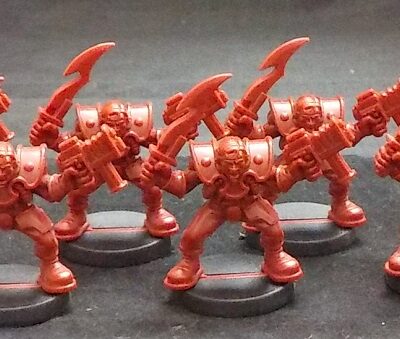 Mutant Chronicals: Red Gunner with Sword x6 (Loose)