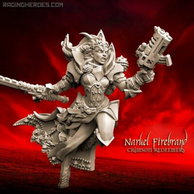 Raging Heroes: Crimson Redeemers Naruel Firebrand