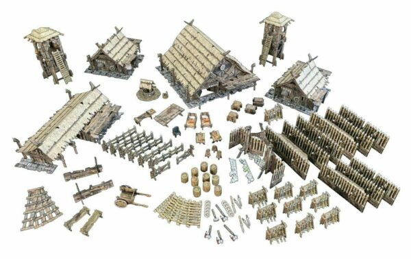 Battlesystems Fantasy Northern Settlement Core Set