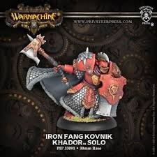 Khador: Iron Fang Kovnik