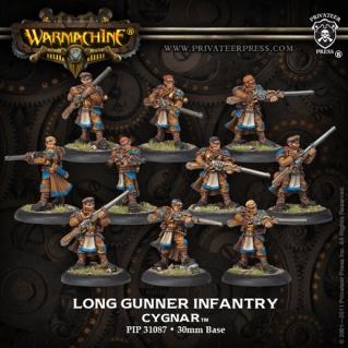 Cygnar: Long Gunners Infantry